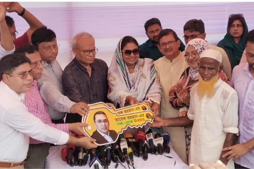 কিশোরগঞ্জে ঘানি টানা দম্পতির পাশে তারেক রহমান