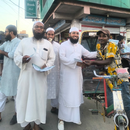 খুলনা-০৩ আসনের রিক্সা মার্কা প্রার্থীর বিশাল গণসংযোগ