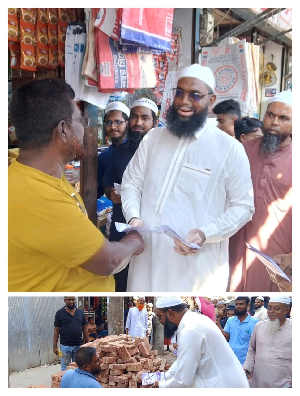 খুলনা-২ আসনে ইসলামী আন্দোলনের হাতপাখা প্রার্থী মুফতী আমানুল্লাহ’র গণসংযোগ ও মতবিনিময়