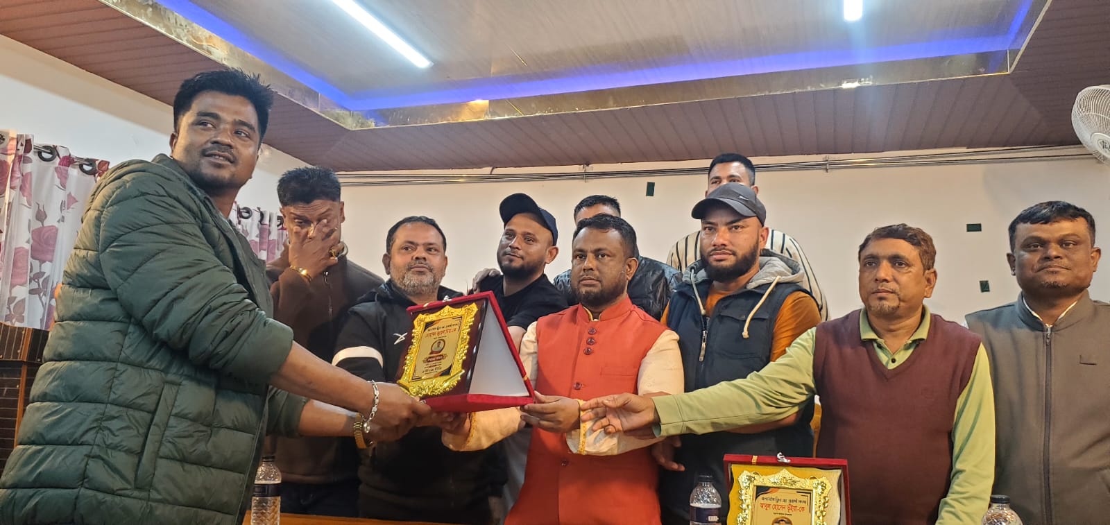 অল টাইম ক্লিন জগন্নাথপুর’র উদ্যোগে দুই রেমিটেন্স যোদ্ধাকে সংবর্ধনা