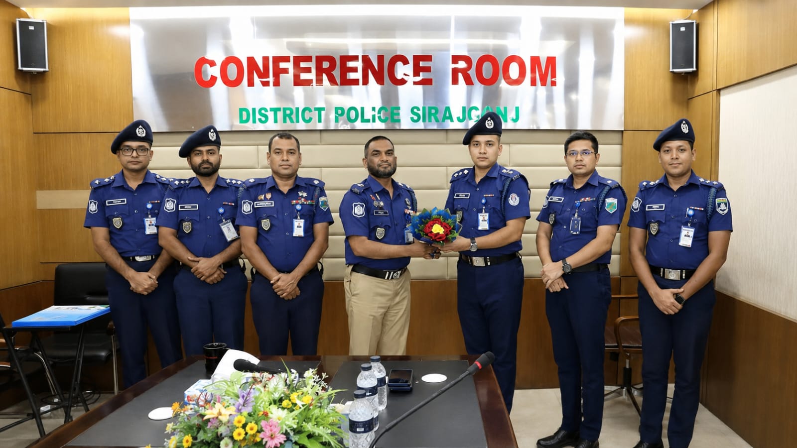 সিরাজগঞ্জে দুই শিক্ষানবিশ সহকারী পুলিশ সুপারের বিদায় সংবর্ধনা অনুষ্ঠিত