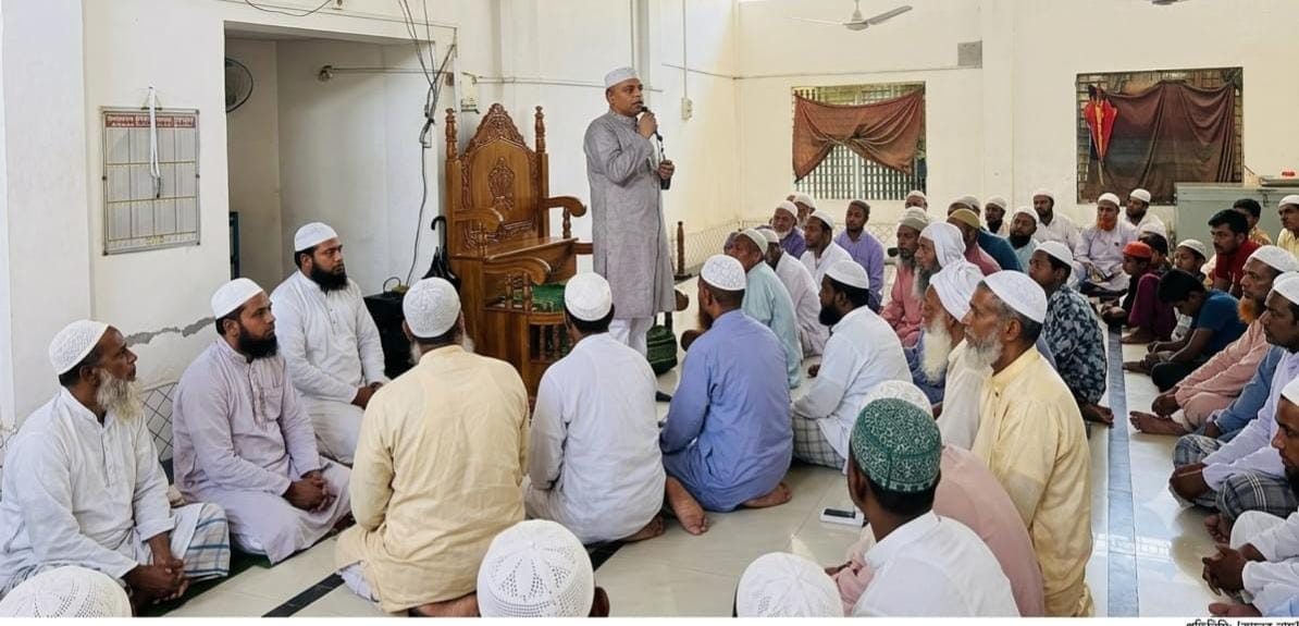 পূর্বধলায় মসজিদে মাদক, জুয়া ও কিশোর গ্যাংবিরোধী সচেতনতামূলক সভা অনুষ্ঠিত