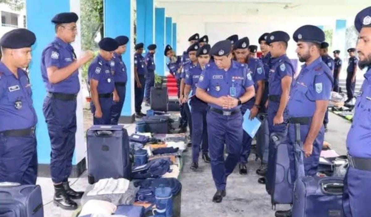 নীলফামারী জেলা পুলিশের কিট প্যারেড অনুষ্ঠিত