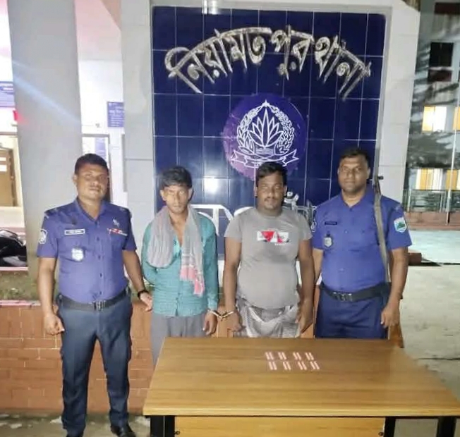 নিয়ামতপুরে ৮০ পিচ ট্যাপেন্টাডল ট্যাবলেটসহ গ্রেপ্তার ২