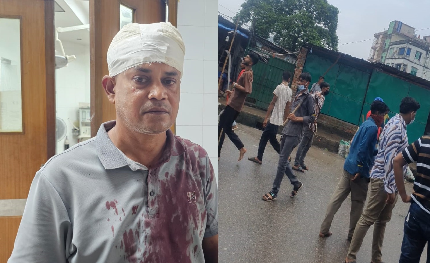 ​গাজীপুর সিটিতে ঝুটের দখলে হামিদ মণ্ডলের অস্ত্রের মহড়া