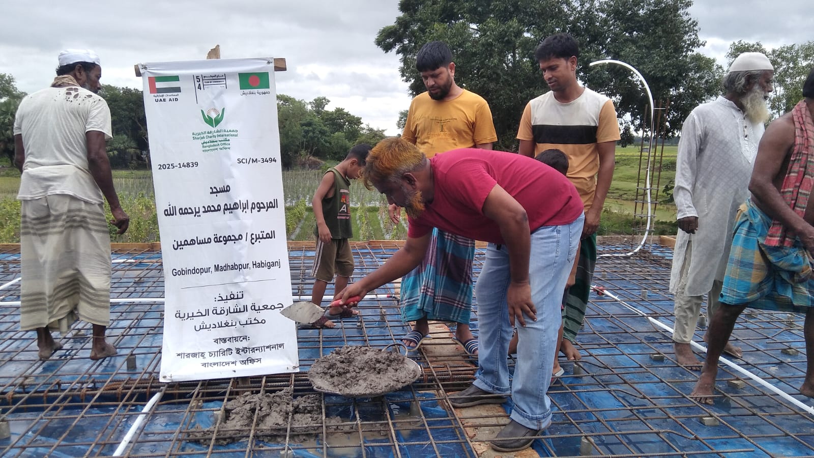 শারজাহ চ্যারিটির সহযোগিতায় মাধবপুরে প্রায় ১০টি মসজিদের ছাদ ঢালাই সম্পন্ন