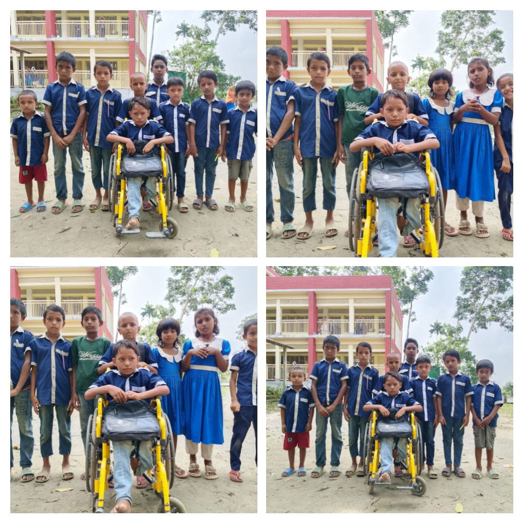 রাজিবপুরে ৭ বছরের দুই শিশুর অনন্য বন্ধুত্বে মুগ্ধ এলাকাবাসী