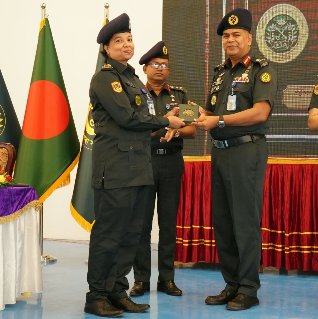 জেলখানায় কর্মদক্ষতার উপরে আইজিপি প্রিজন এওয়ার্ড পেয়েছেন সুনামগঞ্জের জেলার শাহনাজ বেগম
