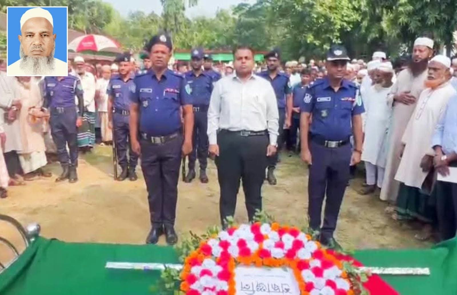 বিশ্বনাথে মুক্তিযোদ্ধা মর্তুজ আলীকে রাষ্ট্রীয় মর্যাদায় দাফন