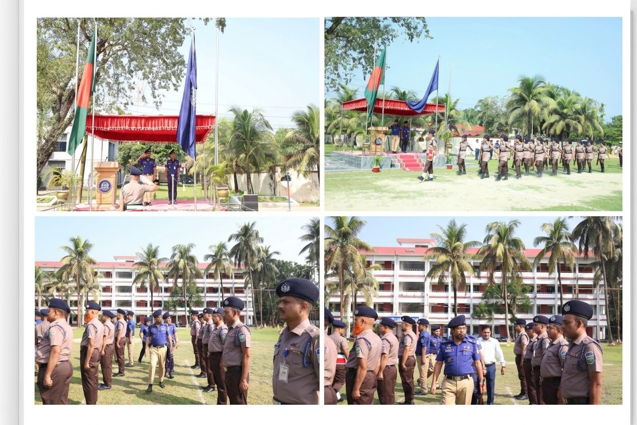 নেত্রকোণায় পুলিশ লাইন্সে মাস্টার প্যারেড অনুষ্ঠিত