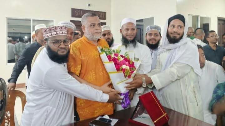 হবিগঞ্জ-৩ আসনের সংসদ সদস্য ও নবনির্বাচিত হুইপ জি কে গউছকে জামিউল কোরআন সুন্নী ফাউন্ডেশনের সংবর্ধনা
