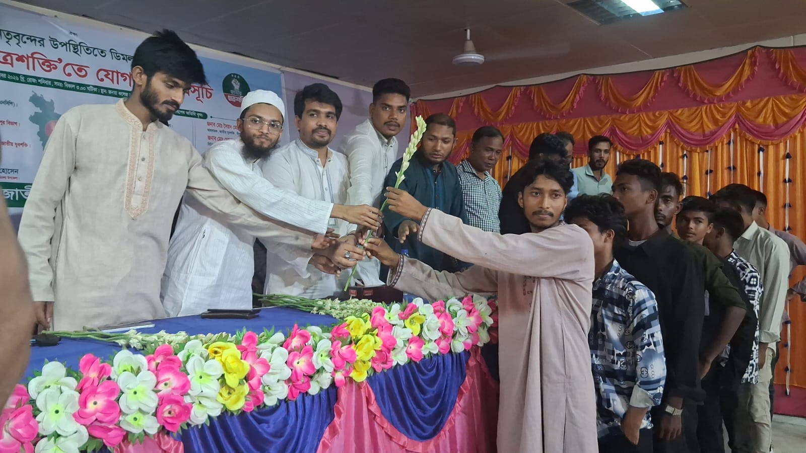 ডিমলায় জাতীয় ছাত্রশক্তিতে দুই শতাধিক শিক্ষার্থীর যোগদান